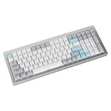 Ducky Cushion 98 RGB mechanisch gaming toetsenbord Zilver, US lay-out (QWERTY), 96%, RGB, PBT Cherry, USB-C / 2,4 GHz / Bluetooth