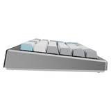 Ducky Cushion 98 RGB mechanisch gaming toetsenbord Zilver, US lay-out (QWERTY), 96%, RGB, PBT Cherry, USB-C / 2,4 GHz / Bluetooth