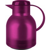 Emsa SAMBA Isoleerkan Framboos/transparant, 1 Liter, Quick Press Sluiting