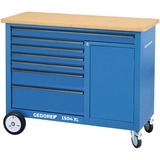 GEDORE Gedo bl Rollwerkbank 1,25 m breit 7schub gereedschapswagen blauw