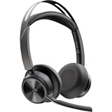 HP Poly Voyager Focus 2 USB-C - Teams Certified on-ear headset Zwart, Incl. oplaadstatief