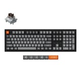 Keychron K10 Max-H13 RGB mechanisch toetsenbord Zwart, US lay-out (QWERTY), Keychron Apex Brown, 100%, RGB leds, OSA Double-shot PBT, hot swap, USB-C | 2.4 GHz | Bluetooth 5.1