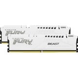 Kingston FURY 64 GB DDR5-5600 Kit werkgeheugen Wit, KF556C36BWEK2-64, Beast, EXPO, XMP