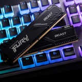 Kingston FURY Beast 16 GB DDR4-3600 (2x 8 GB) werkgeheugen Zwart, KF436C17BBK2/16, XMP 2.0