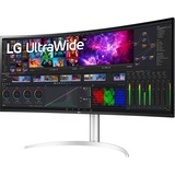 LG UltraWide 40WP95CP-W 39.7" 4K UHD curved monitor Wit, 2x HDMI, DisplayPort, 2x USB-A, USB-C, Thunderbolt 4