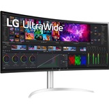 LG UltraWide 40WP95CP-W 39.7" 4K UHD curved monitor Wit, 2x HDMI, DisplayPort, 2x USB-A, USB-C, Thunderbolt 4