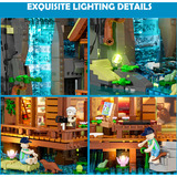 Lumibricks Retro House - Waterfall Cabin Constructiespeelgoed L9083