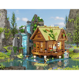 Lumibricks Retro House - Waterfall Cabin Constructiespeelgoed L9083