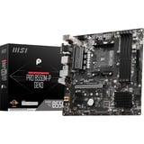 MSI PRO B550M-P GEN3 socket AM4 moederbord Zwart, RAID, Gb-LAN, Sound, µATX