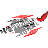 Res-Tech X1 Cockpit racing simulator Zwart/rood