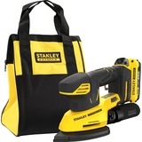 Stanley Fatmax V20 18V Detailschuurmachine deltaschuurmachine Geel/zwart, Incl. 1x 2.0Ah accu, oplader, tas