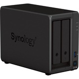 Synology DiskStation DS723+ nas Zwart, 2x LAN, 1x USB 3.2 Gen 1