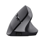 Trust Bayo+ - Ergonomische Muis Verticaal Draadloos  Zwart, 800-2400 Dpi, 2,4GHz, 2x Bluetooth