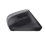 Trust Bayo+ - Ergonomische Muis Verticaal Draadloos  Zwart, 800-2400 Dpi, 2,4GHz, 2x Bluetooth