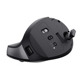 Trust Bayo+ - Ergonomische Muis Verticaal Draadloos  Zwart, 800-2400 Dpi, 2,4GHz, 2x Bluetooth
