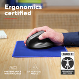 Trust Bayo+ - Ergonomische Muis Verticaal Draadloos  Zwart, 800-2400 Dpi, 2,4GHz, 2x Bluetooth