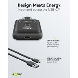 goobay Wireless Power Bank for Apple Watch 2,500 mAh powerbank Zwart