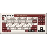 8BitDo Retro Mechanical Keyboard Fami Edition Beige, US lay-out (QWERTY), Kailh Box White, 80% (TKL)	, TKL, Bluetooth Low Energy, Wireless 2.4G, USB