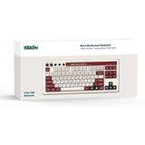 8BitDo Retro Mechanical Keyboard Fami Edition Beige, US lay-out (QWERTY), Kailh Box White, 80% (TKL)	, TKL, Bluetooth Low Energy, Wireless 2.4G, USB