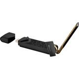 ASUS USB-AX56 wlan adapter Zwart/goud