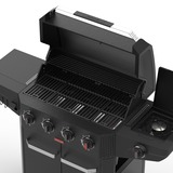 Barbecook Luca 412 gasbarbecue met kast en zijbrander Zwart