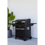 Barbecook Luca 412 gasbarbecue met kast en zijbrander Zwart