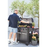 Barbecook Luca 412 gasbarbecue met kast en zijbrander Zwart