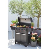 Barbecook Luca 412 gasbarbecue met kast en zijbrander Zwart