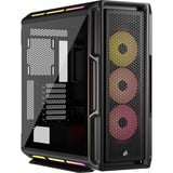 Corsair iCUE LINK 5000T LX RGB midi tower behuizing Zwart | 4x USB-A | 1x USB-C | RGB | Tempered Glass