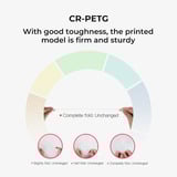 Creality CR-PETG 3D Printing Filament Wit, 1kg 3d-filament 