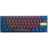 Ducky One 3 Daybreak Mini, toetsenbord Blauw/geel, US lay-out, Cherry MX RGB Speed Silver, RGB leds, PBT Double Shot, hot swap
