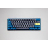 Ducky One 3 Daybreak Mini, toetsenbord Blauw/geel, US lay-out, Cherry MX RGB Speed Silver, RGB leds, PBT Double Shot, hot swap