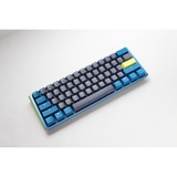 Ducky One 3 Daybreak Mini, toetsenbord Blauw/geel, US lay-out, Cherry MX RGB Speed Silver, RGB leds, PBT Double Shot, hot swap