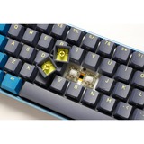 Ducky One 3 Daybreak Mini, toetsenbord Blauw/geel, US lay-out, Cherry MX RGB Speed Silver, RGB leds, PBT Double Shot, hot swap