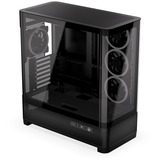 ENDORFY Aquarius 8000 Corona showcase behuizing Zwart | 2x USB-A | 1x USB-C | RGB | Tempered Glass
