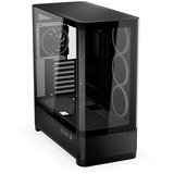 ENDORFY Aquarius 8000 Corona showcase behuizing Zwart | 2x USB-A | 1x USB-C | RGB | Tempered Glass