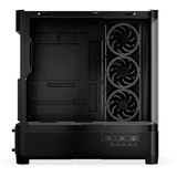 ENDORFY Aquarius 8000 Corona showcase behuizing Zwart | 2x USB-A | 1x USB-C | RGB | Tempered Glass