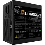 GIGABYTE GP-UD1000GM PG5 modulaire 1000 watt voeding  Zwart, 1x 12VHPWR, 4x PCIe