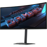 GIGABYTE GS34WQCA 34" Curved UltraWide gaming monitor Zwart, 120 Hz, HDMI, DisplayPort, Adaptive Sync