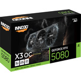 INNO3D GeForce RTX 5080 X3 OC grafische kaart DLSS 4, 3x DisplayPort, 1x HDMI 2.1