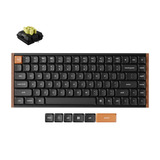 Keychron K3 Max SE QMK Wireless Custom Mechanical Keyboard Zwart, US lay-out (QWERTY), Keychron Milk POM Banana, 75%, 75%, RGB, Hot swap, 2.4 GHz / Bluetooth 5.3 / USB-C