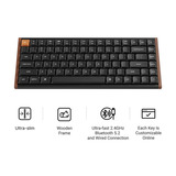 Keychron K3 Max SE QMK Wireless Custom Mechanical Keyboard Zwart, US lay-out (QWERTY), Keychron Milk POM Banana, 75%, 75%, RGB, Hot swap, 2.4 GHz / Bluetooth 5.3 / USB-C