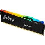 Kingston FURY Beast RGB 16 GB DDR5-5600 (1x 16 GB) werkgeheugen Zwart, KF556C36BBEA-16, XMP 3.0, EXPO
