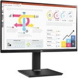 LG UltraFine 24QP750P-B 23.8" monitor Zwart, 1x HDMI, 1x DisplayPort, USB-A, USB-C, HDR 10, AMD FreeSync