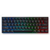 MCHOSE Ace 60 Pro Hall Effect Magnetic Switch Gaming Keyboard Zwart, US lay-out (QWERTY), Ice Blue Magnetic, 60%, RGB, Hot swap, PBT Keycaps, Hall Effect Sensor