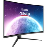 MSI G32CQ5P 31.5" curved gaming monitor Zwart, 2x HDMI, DisplayPort, 170 Hz