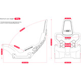 Next Level Racing Elite Formula Seat gamestoel Zwart