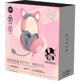 Razer Kraken Kitty V2 Pro RGB over-ear gaming headset Roze