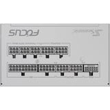 Seasonic FOCUS-GX-750-V4 ATX3.0 modulaire 750 watt voeding  Wit, 1x 12VHPWR, 2x PCIe