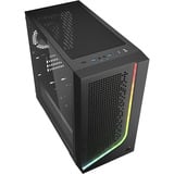 Sharkoon Sharkoon J1000  ARGB    mATX midi tower behuizing Zwart | 3x USB-A | RGB | Window